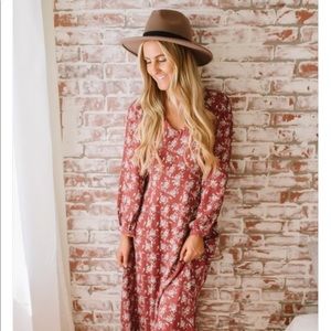 Long sleeve maxi dress